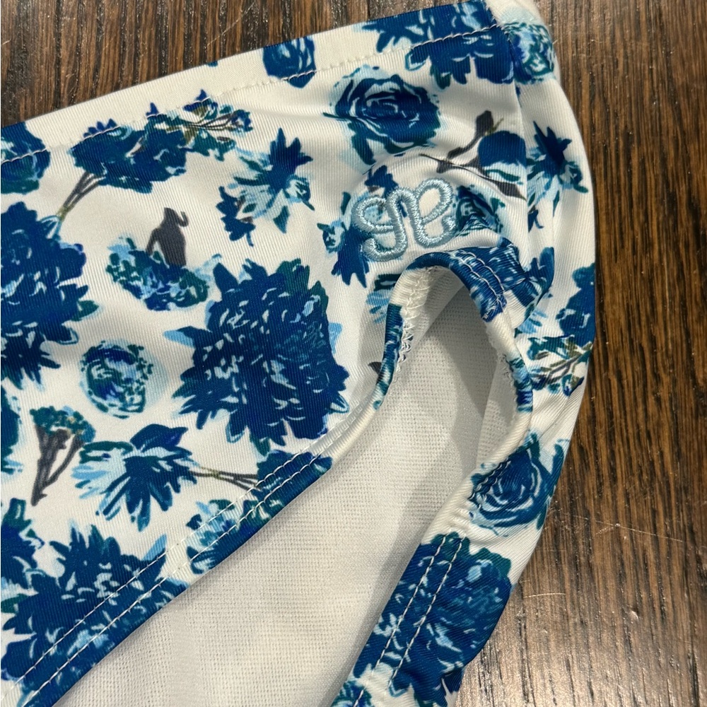 Albion White and Blue Floral Bikini Set - Picture 6 of 7
